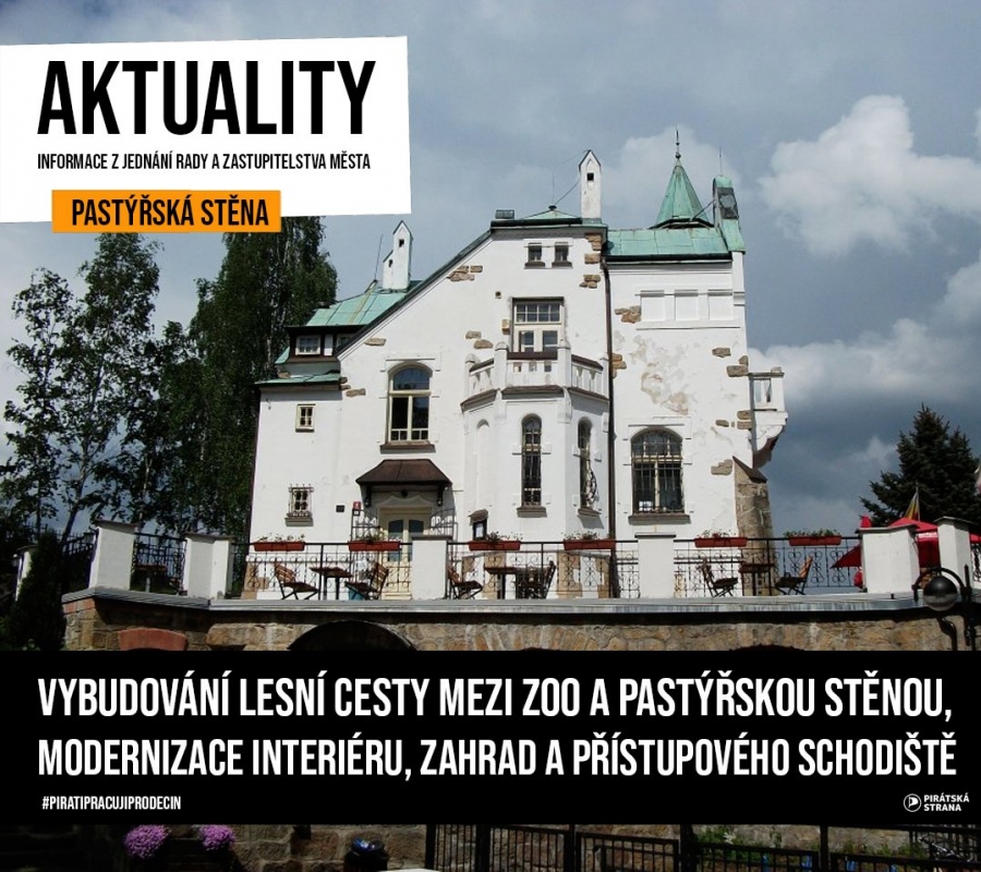 Pastýřská stěna bude propojena se ZOO lesní cestou