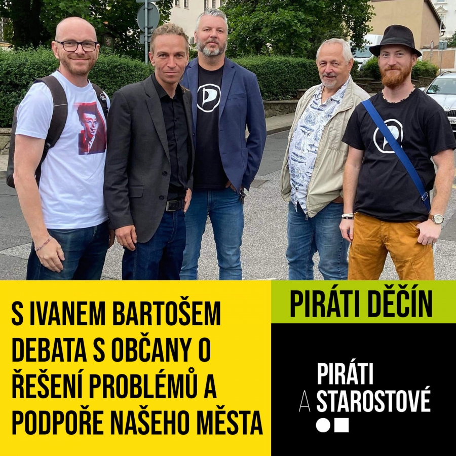 S Ivanem Bartošem debata s občany v Děčíně
