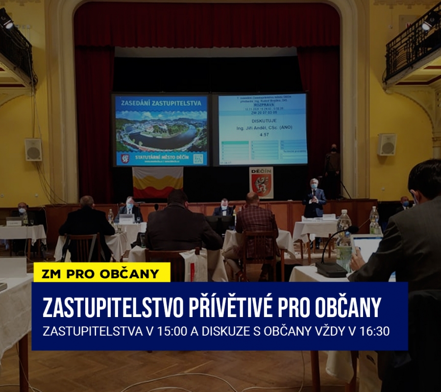 Zastupitelstvo opět přívětivé pro občany města Děčín